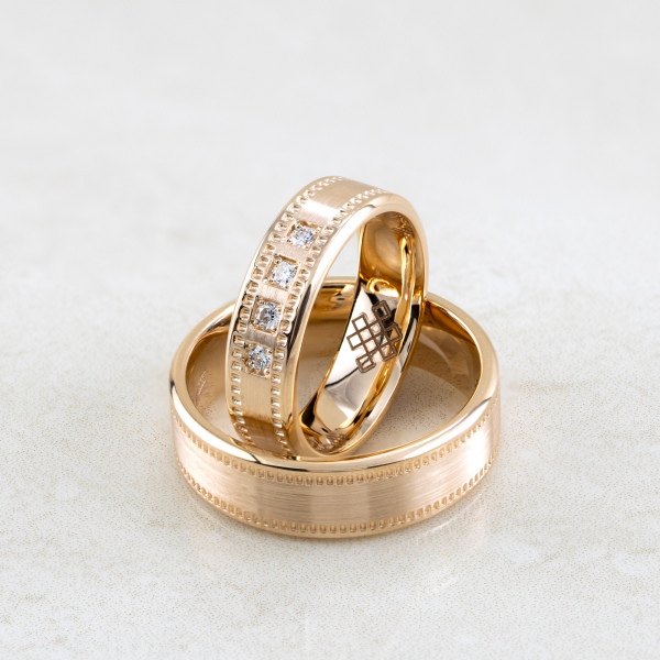 Wedding Gold Rings WED-36