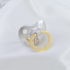 Silver Baby Pacifier  