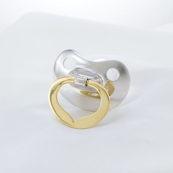 Silver Baby Pacifier 