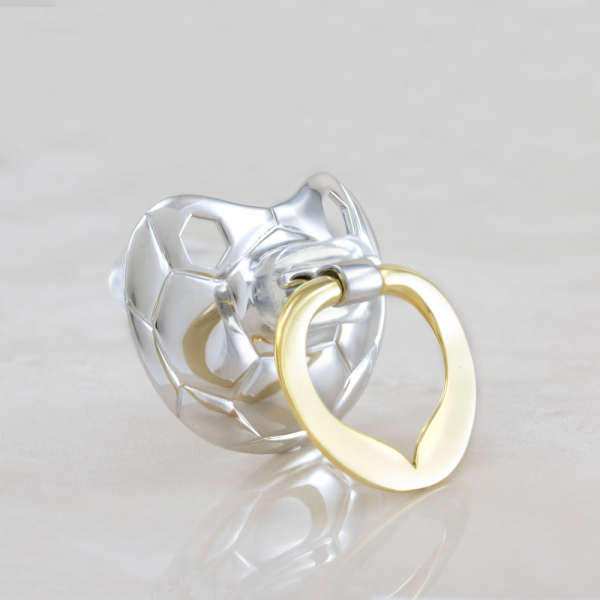Silver Baby Pacifier  Football