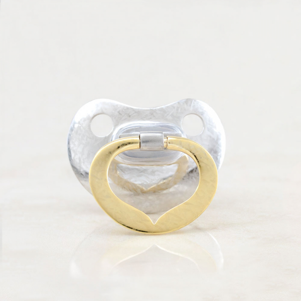 Silver Baby Pacifier
