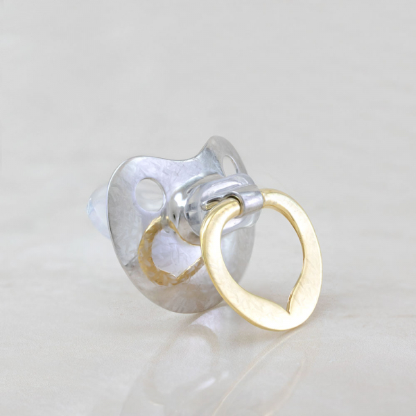 Silver Baby Pacifier